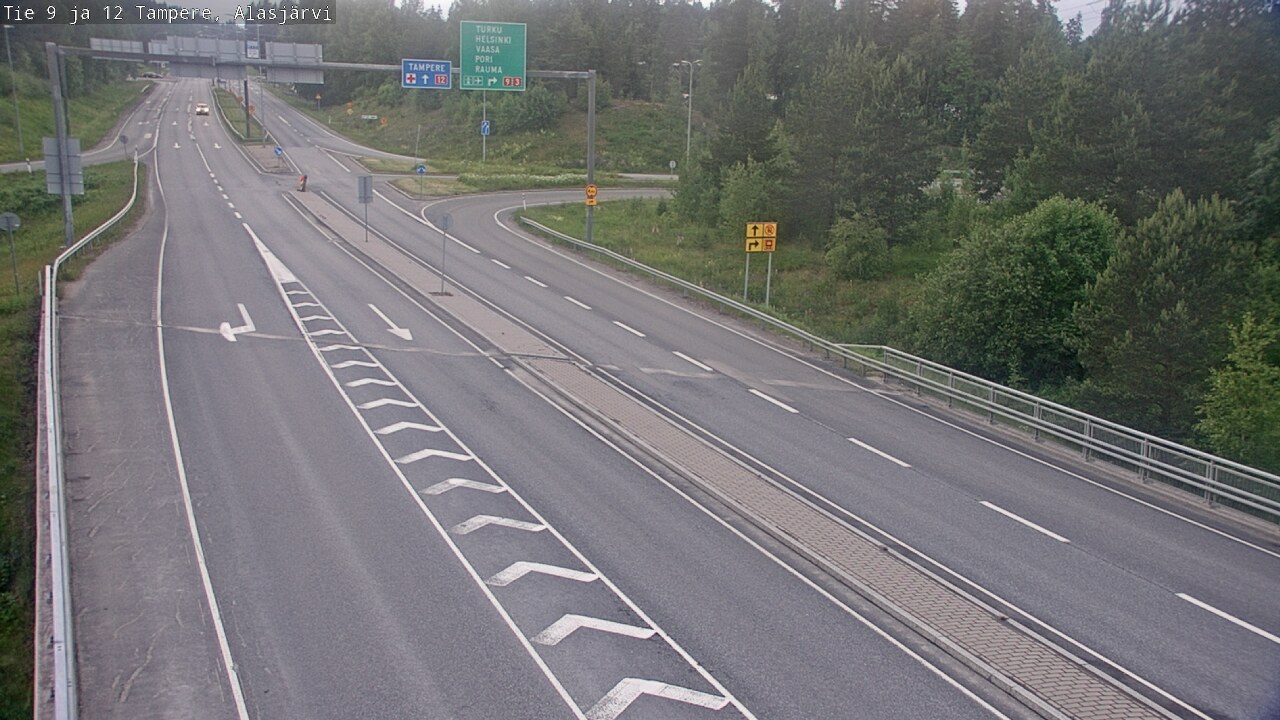 Kelikamerat Kuva Tie 12 Tampere, Alasjärvi, Tampere, Pirkanmaa