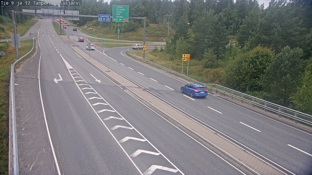 Weather Camera Image Road 12 Tampere, Alasjärvi, Tampere, Pirkanmaa
