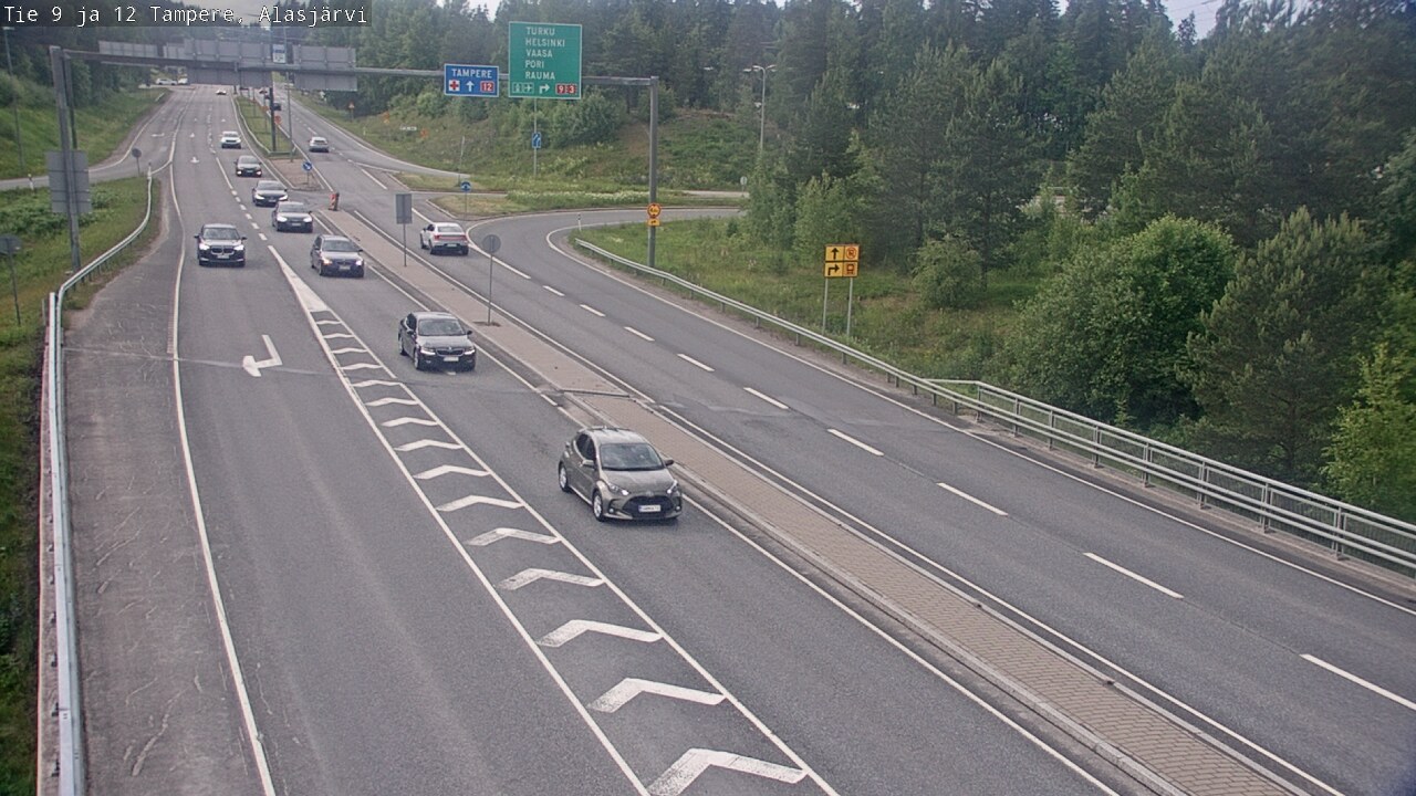 Kelikamerat Kuva Tie 12 Tampere, Alasjärvi, Tampere, Pirkanmaa