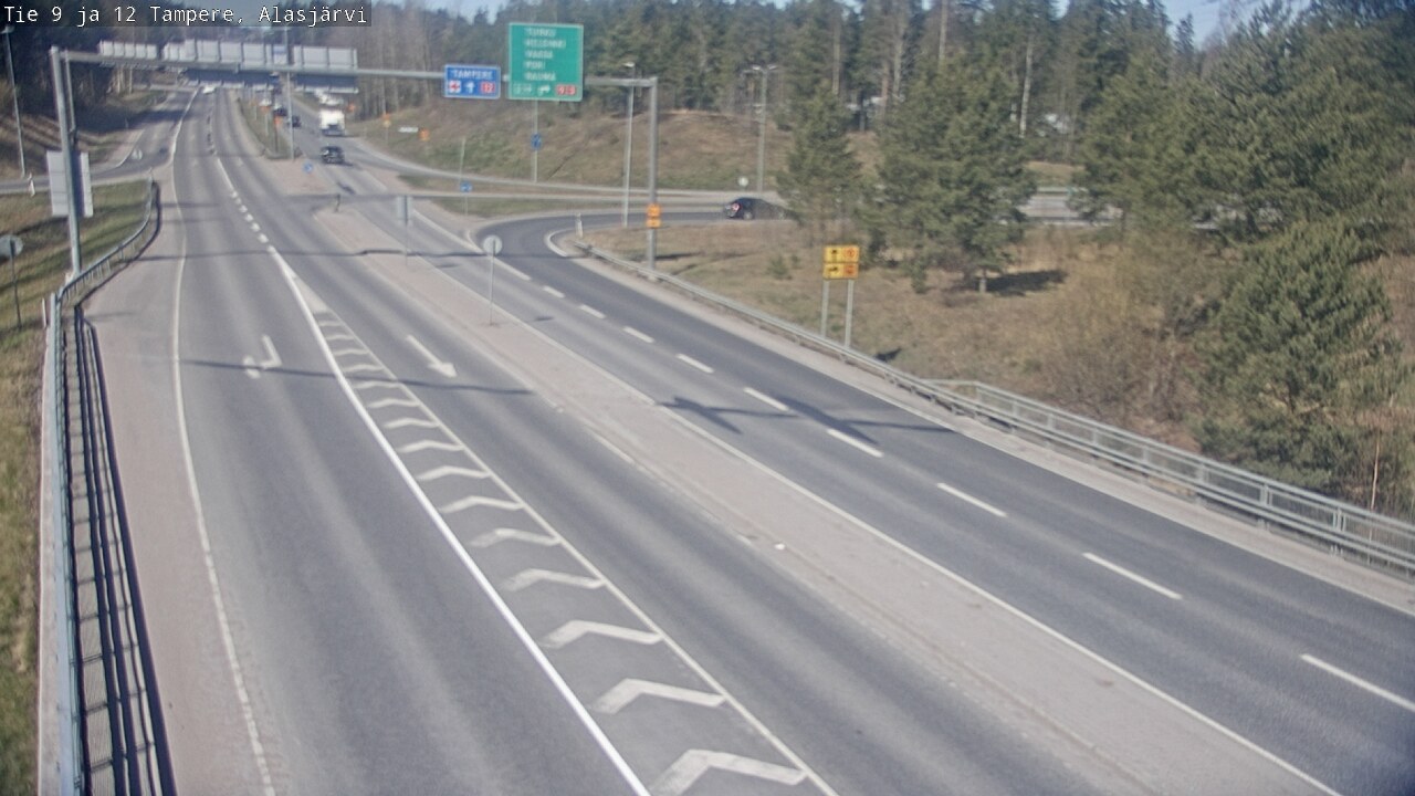 Kelikamerat Kuva Tie 12 Tampere, Alasjärvi, Tampere, Pirkanmaa
