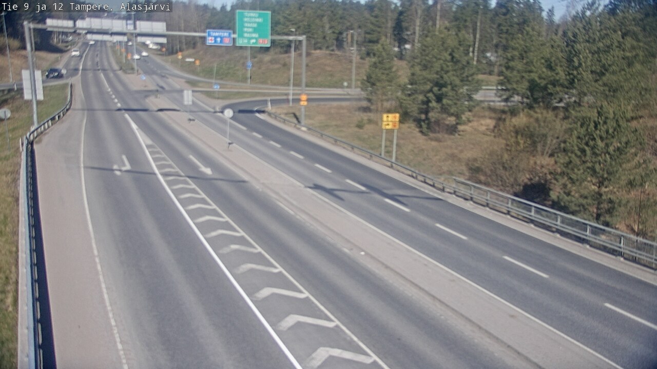 Kelikamerat Kuva Tie 12 Tampere, Alasjärvi, Tampere, Pirkanmaa