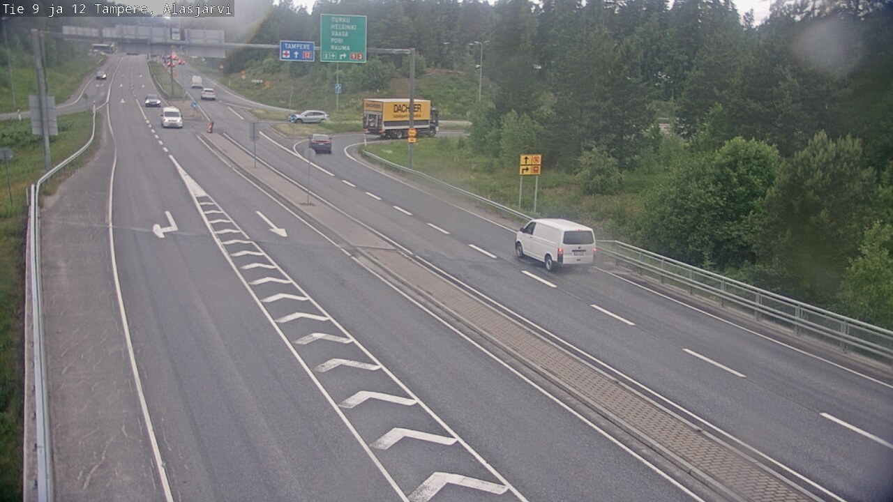 Weather Camera Image Väg 12 Tammerfors, Alasjärvi, Tampere, Pirkanmaa