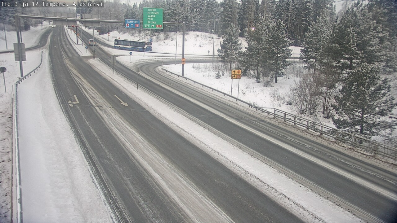 Weather Camera Image Väg 12 Tammerfors, Alasjärvi, Tampere, Pirkanmaa