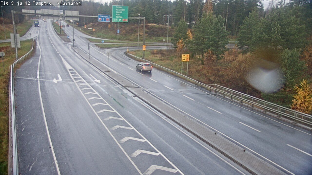 Kelikamerat Kuva Tie 12 Tampere, Alasjärvi, Tampere, Pirkanmaa