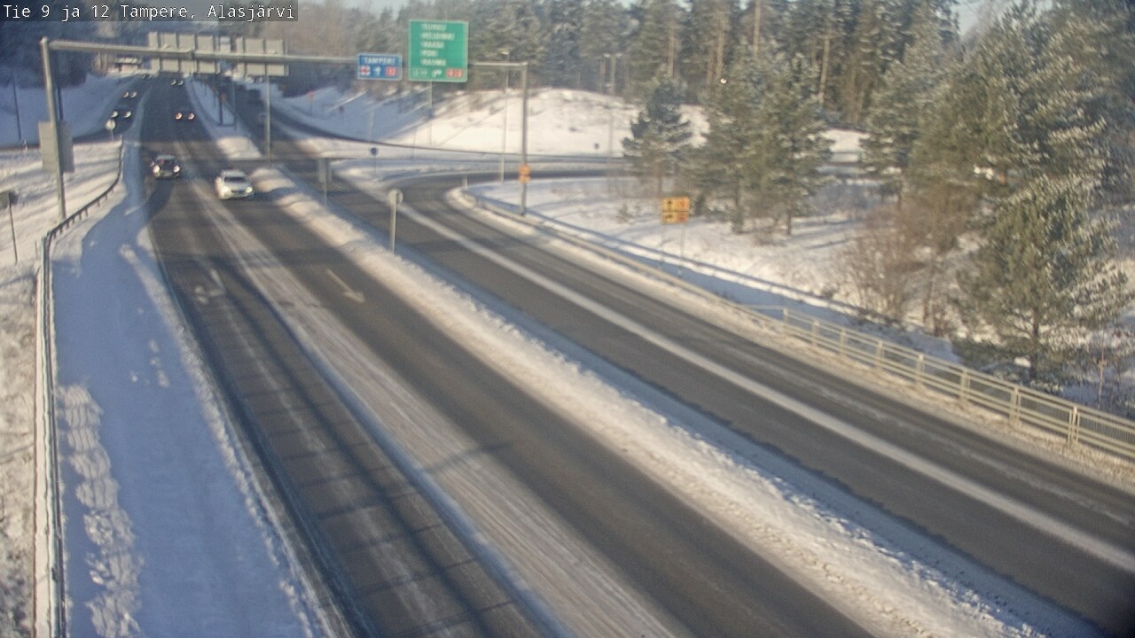 Weather Camera Image Väg 12 Tammerfors, Alasjärvi, Tampere, Pirkanmaa