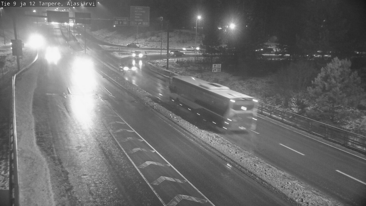 Weather Camera Image Väg 12 Tammerfors, Alasjärvi, Tampere, Pirkanmaa