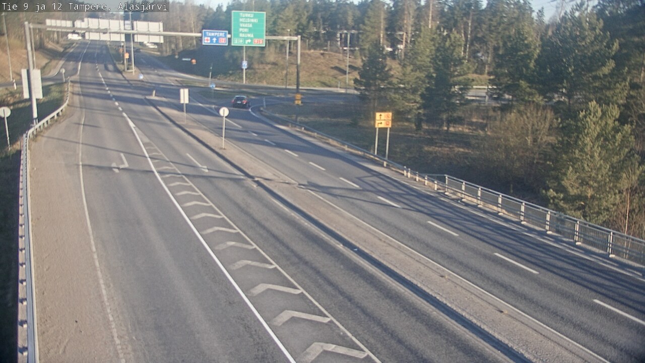 Kelikamerat Kuva Tie 12 Tampere, Alasjärvi, Tampere, Pirkanmaa