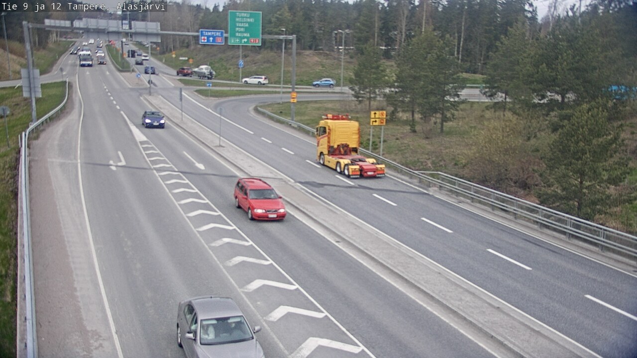 Kelikamerat Kuva Tie 12 Tampere, Alasjärvi, Tampere, Pirkanmaa