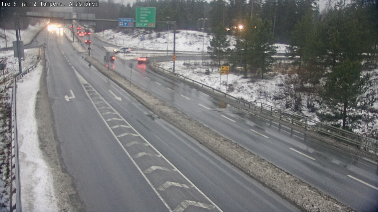 Weather Camera Image Väg 12 Tammerfors, Alasjärvi, Tampere, Pirkanmaa