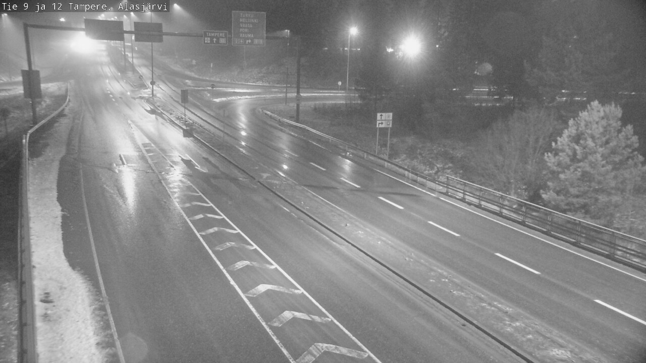 Weather Camera Image Väg 12 Tammerfors, Alasjärvi, Tampere, Pirkanmaa