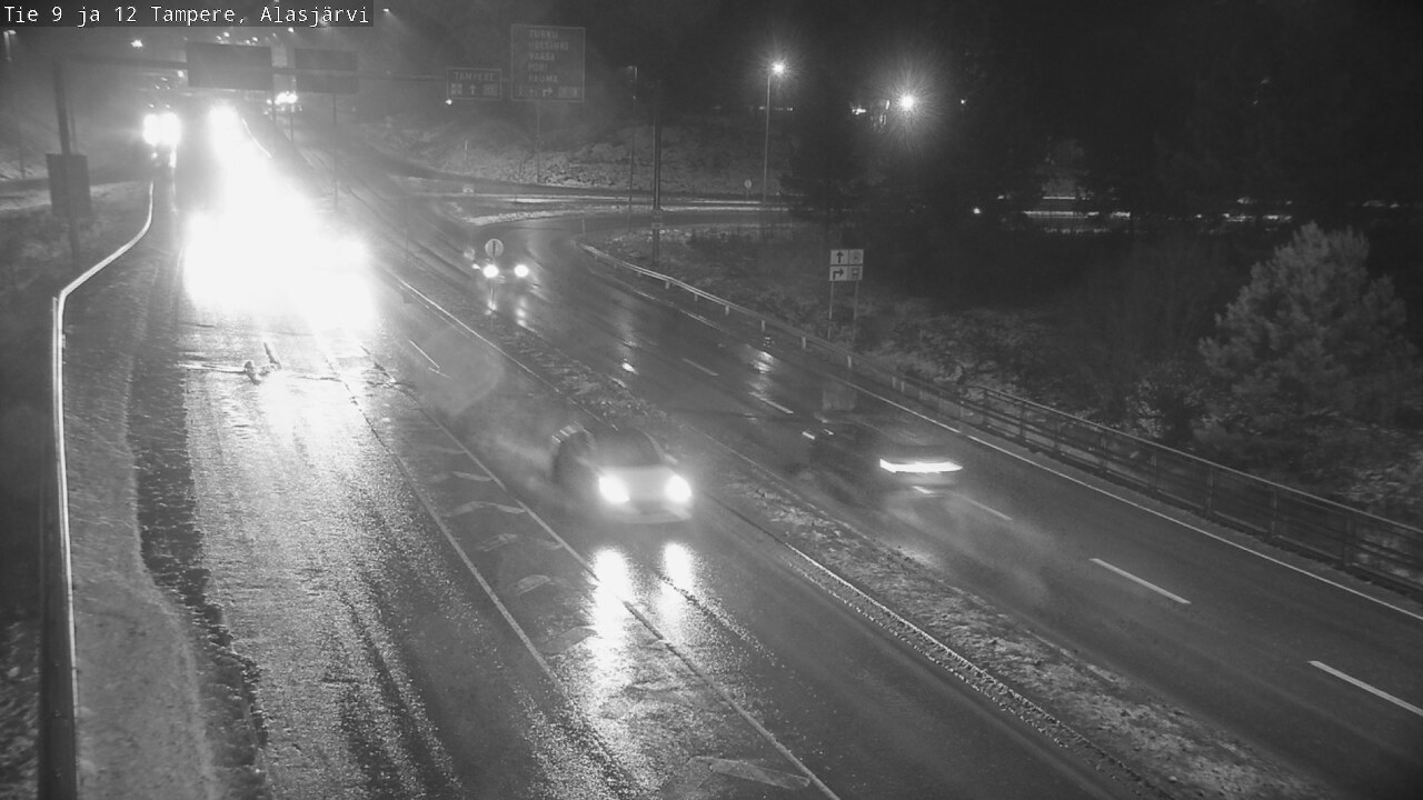 Weather Camera Image Väg 12 Tammerfors, Alasjärvi, Tampere, Pirkanmaa