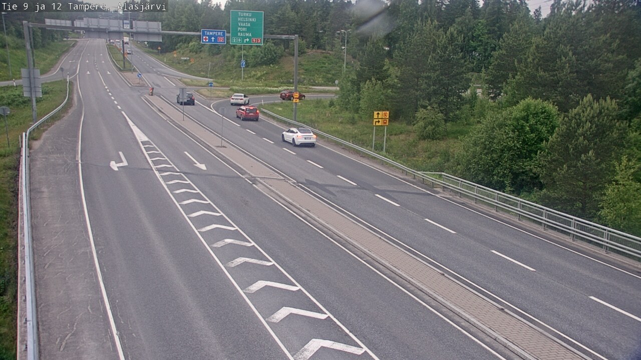 Kelikamerat Kuva Tie 12 Tampere, Alasjärvi, Tampere, Pirkanmaa