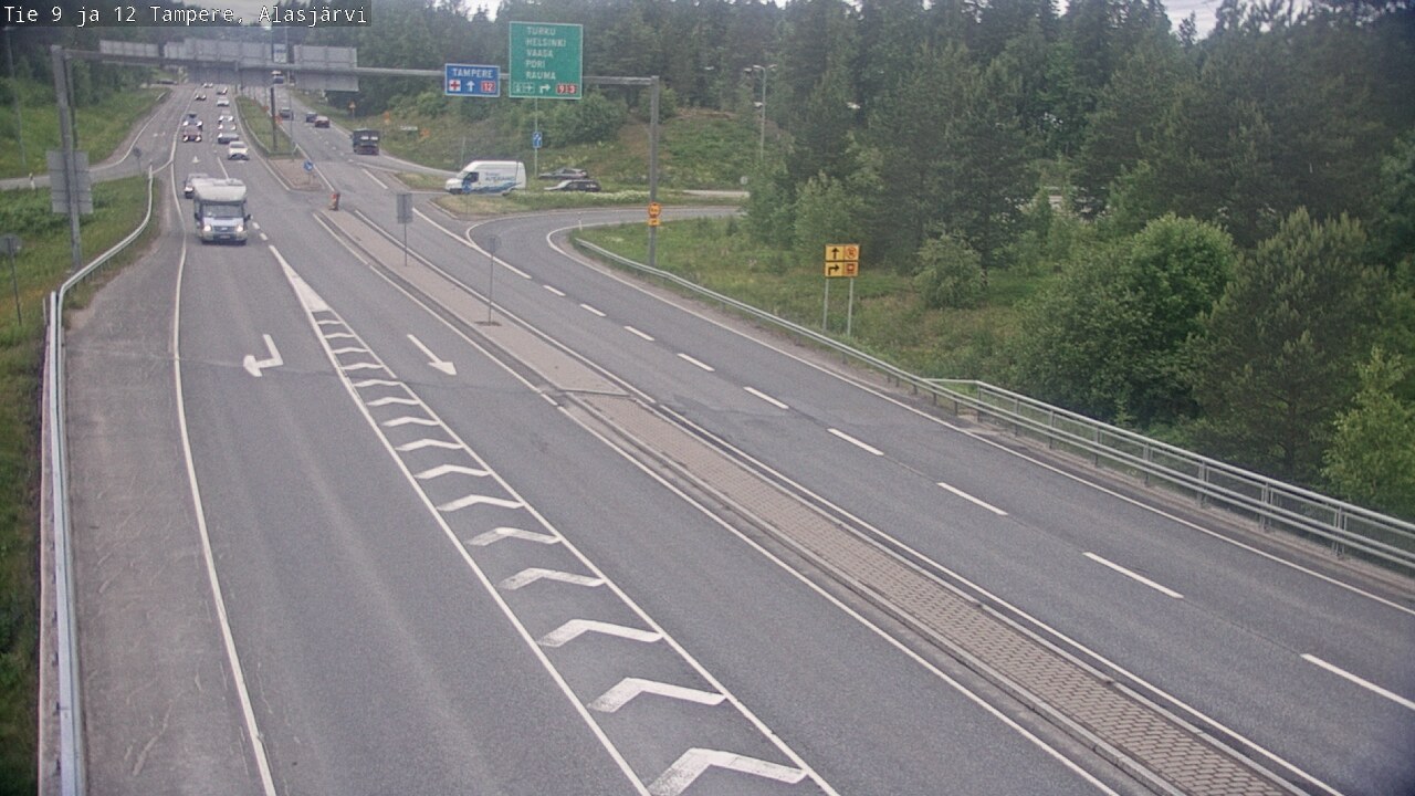 Weather Camera Image Väg 12 Tammerfors, Alasjärvi, Tampere, Pirkanmaa