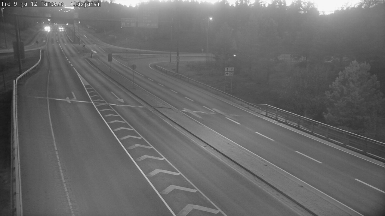 Weather Camera Image Väg 12 Tammerfors, Alasjärvi, Tampere, Pirkanmaa