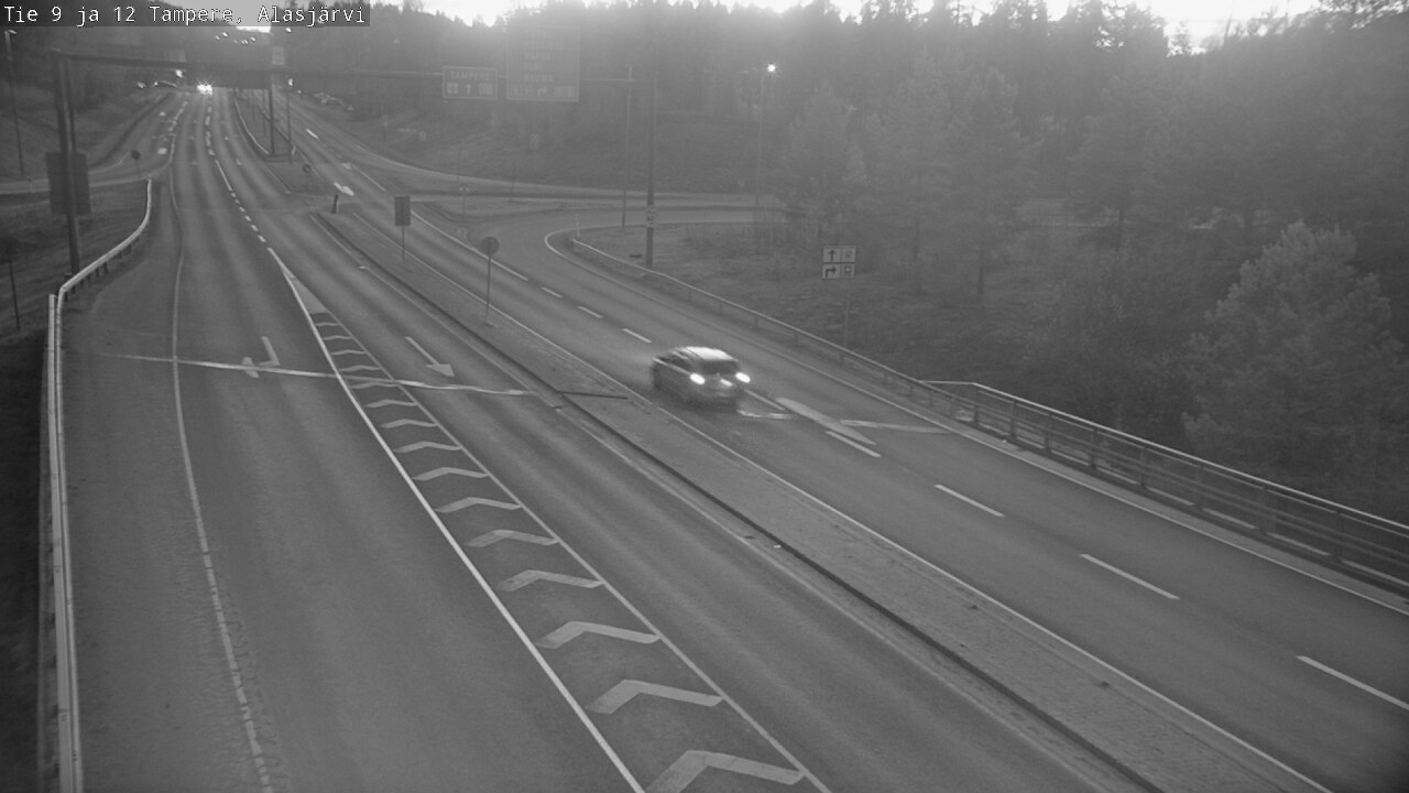 Weather Camera Image Väg 12 Tammerfors, Alasjärvi, Tampere, Pirkanmaa