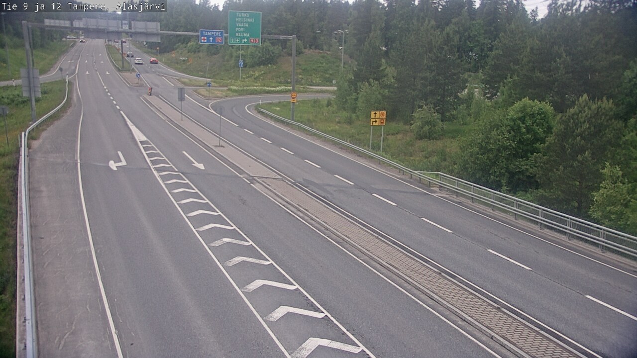 Weather Camera Image Väg 12 Tammerfors, Alasjärvi, Tampere, Pirkanmaa