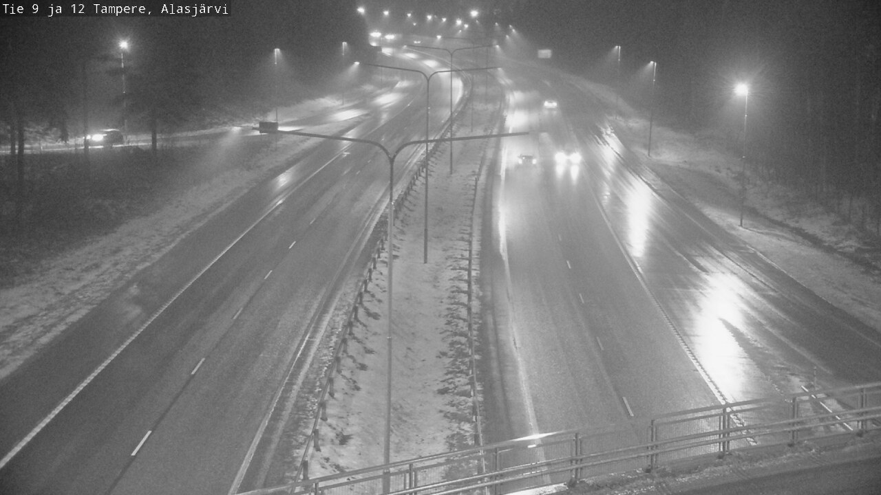 Weather Camera Image Väg 12 Tammerfors, Alasjärvi, Tampere, Pirkanmaa