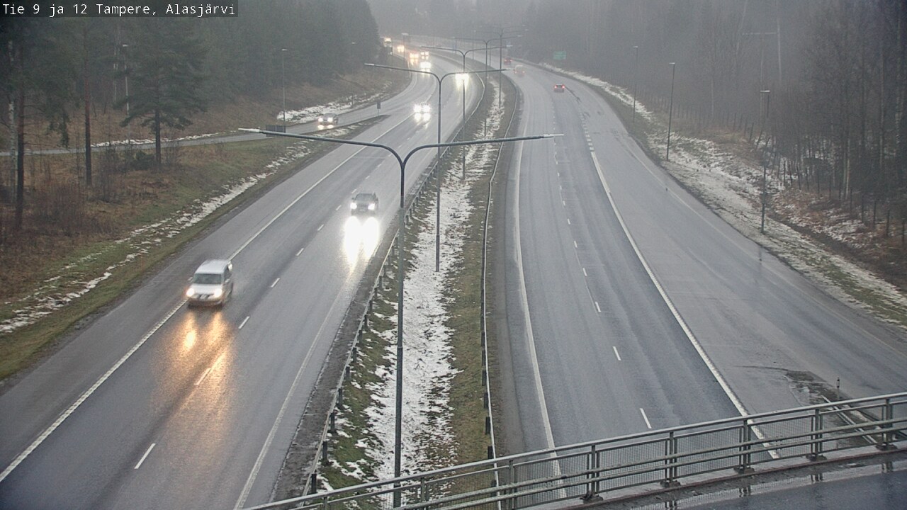 Weather Camera Image Road 12 Tampere, Alasjärvi, Tampere, Pirkanmaa