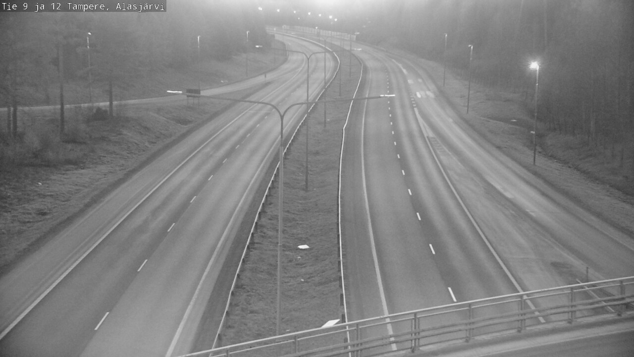Weather Camera Image Road 12 Tampere, Alasjärvi, Tampere, Pirkanmaa