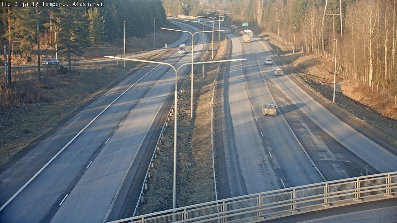 Weather Camera Image Road 12 Tampere, Alasjärvi, Tampere, Pirkanmaa