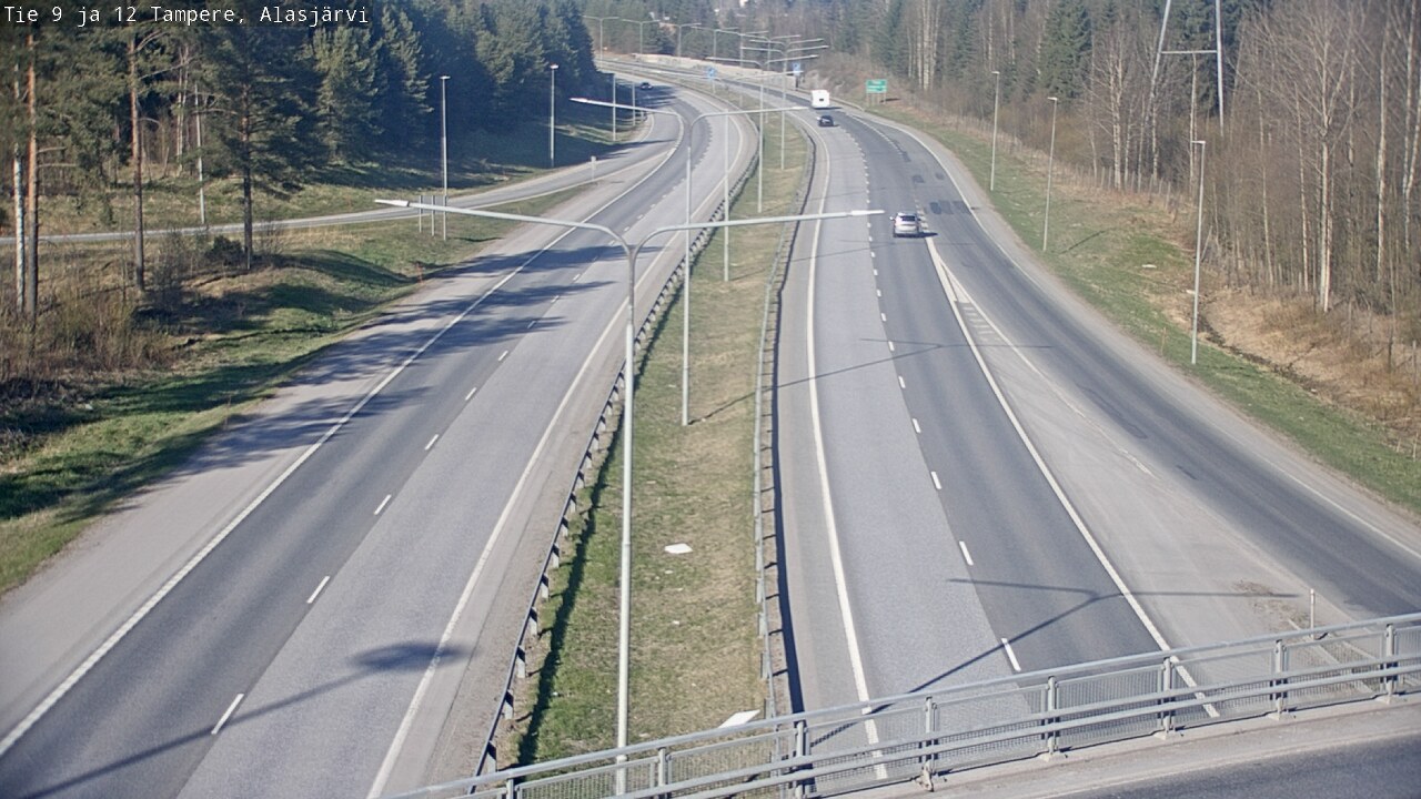 Kelikamerat Kuva Tie 12 Tampere, Alasjärvi, Tampere, Pirkanmaa