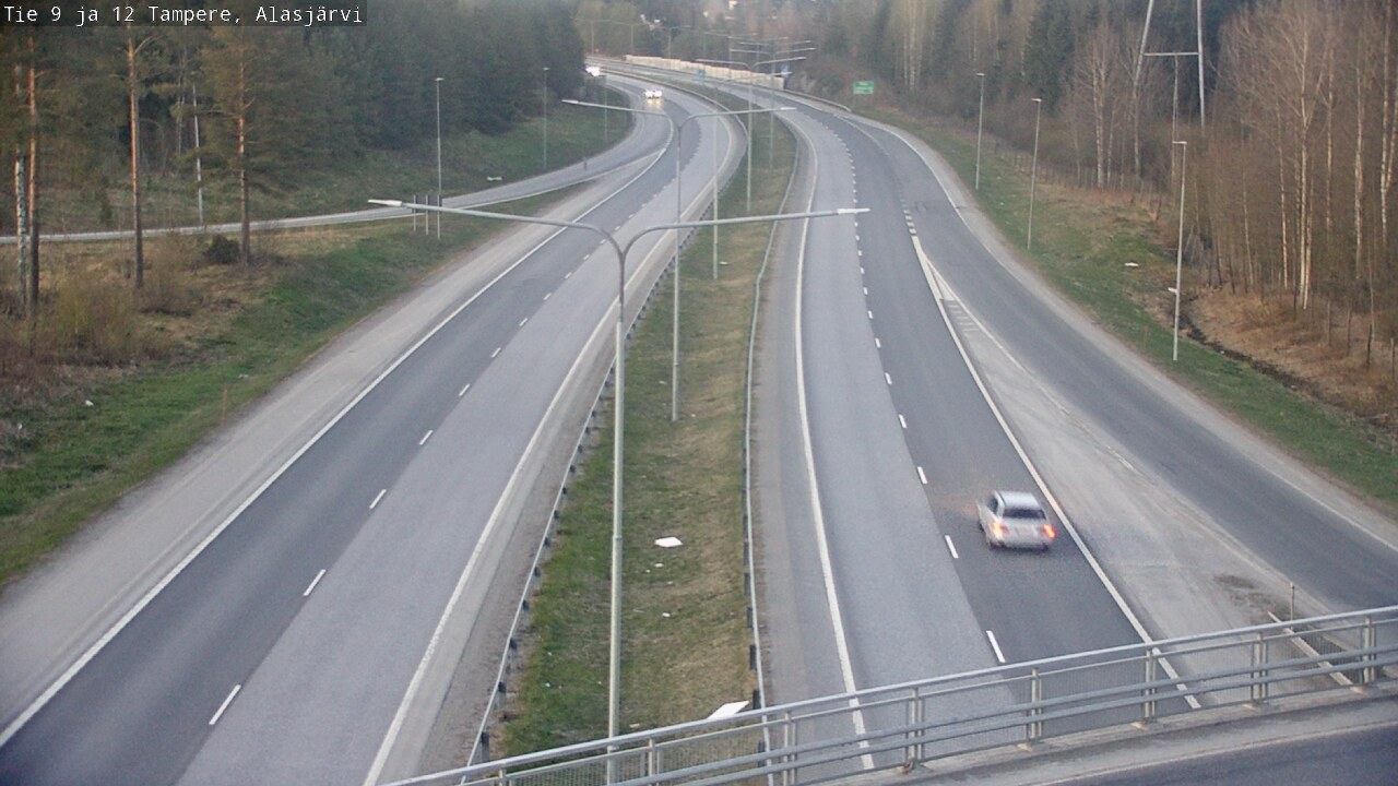 Weather Camera Image Väg 12 Tammerfors, Alasjärvi, Tampere, Pirkanmaa