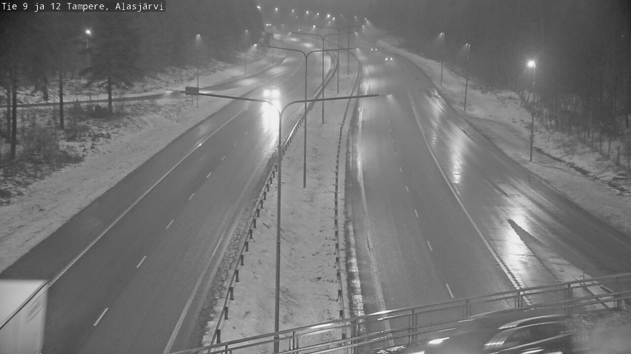 Weather Camera Image Väg 12 Tammerfors, Alasjärvi, Tampere, Pirkanmaa