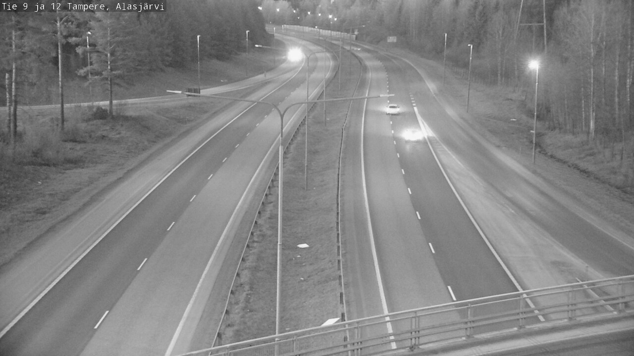 Weather Camera Image Väg 12 Tammerfors, Alasjärvi, Tampere, Pirkanmaa
