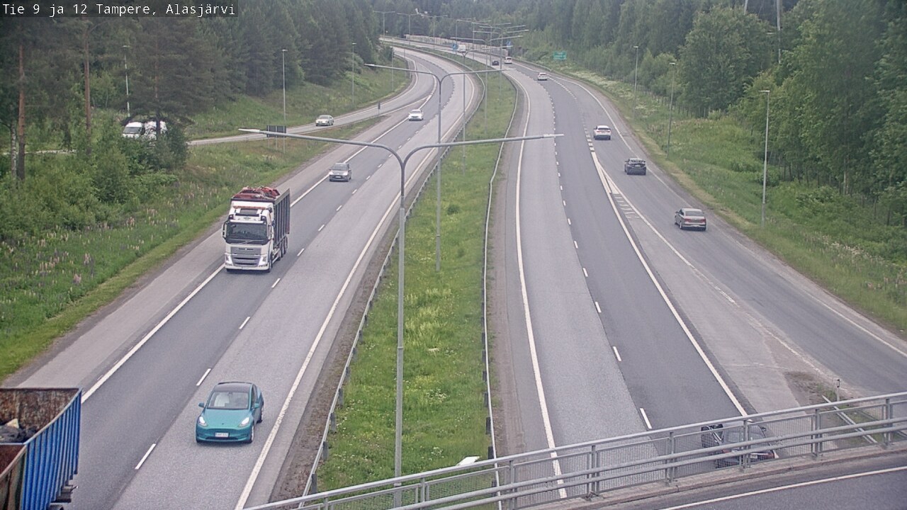 Weather Camera Image Väg 12 Tammerfors, Alasjärvi, Tampere, Pirkanmaa