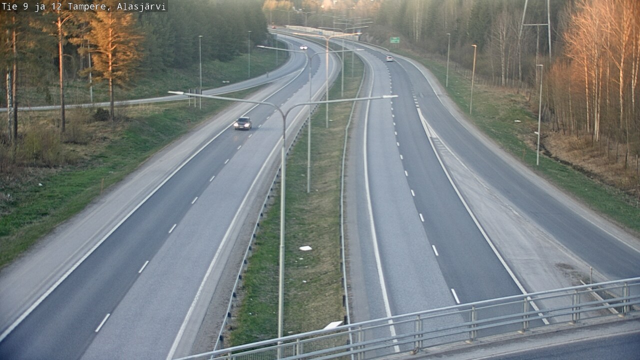 Weather Camera Image Väg 12 Tammerfors, Alasjärvi, Tampere, Pirkanmaa