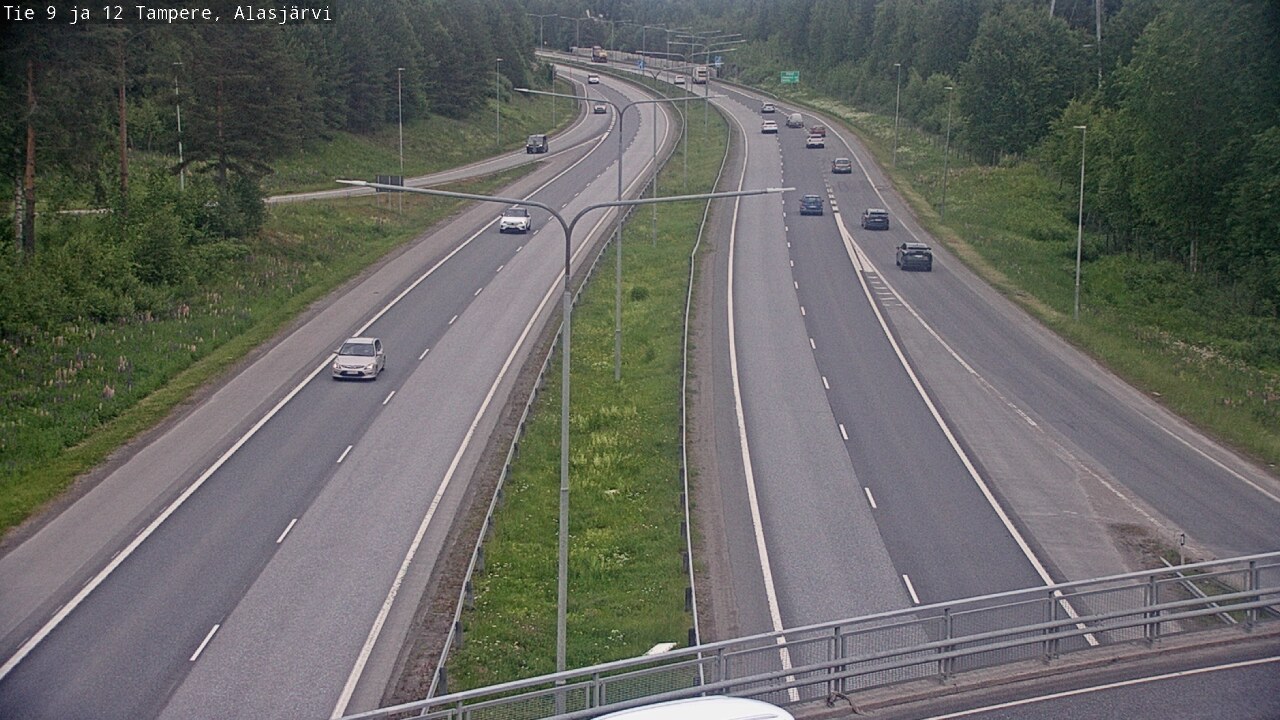 Weather Camera Image Väg 12 Tammerfors, Alasjärvi, Tampere, Pirkanmaa
