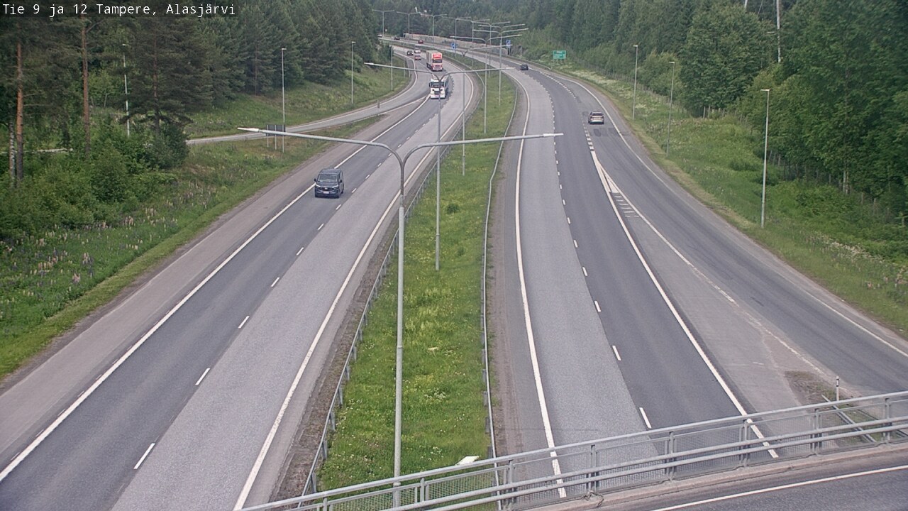 Kelikamerat Kuva Tie 12 Tampere, Alasjärvi, Tampere, Pirkanmaa