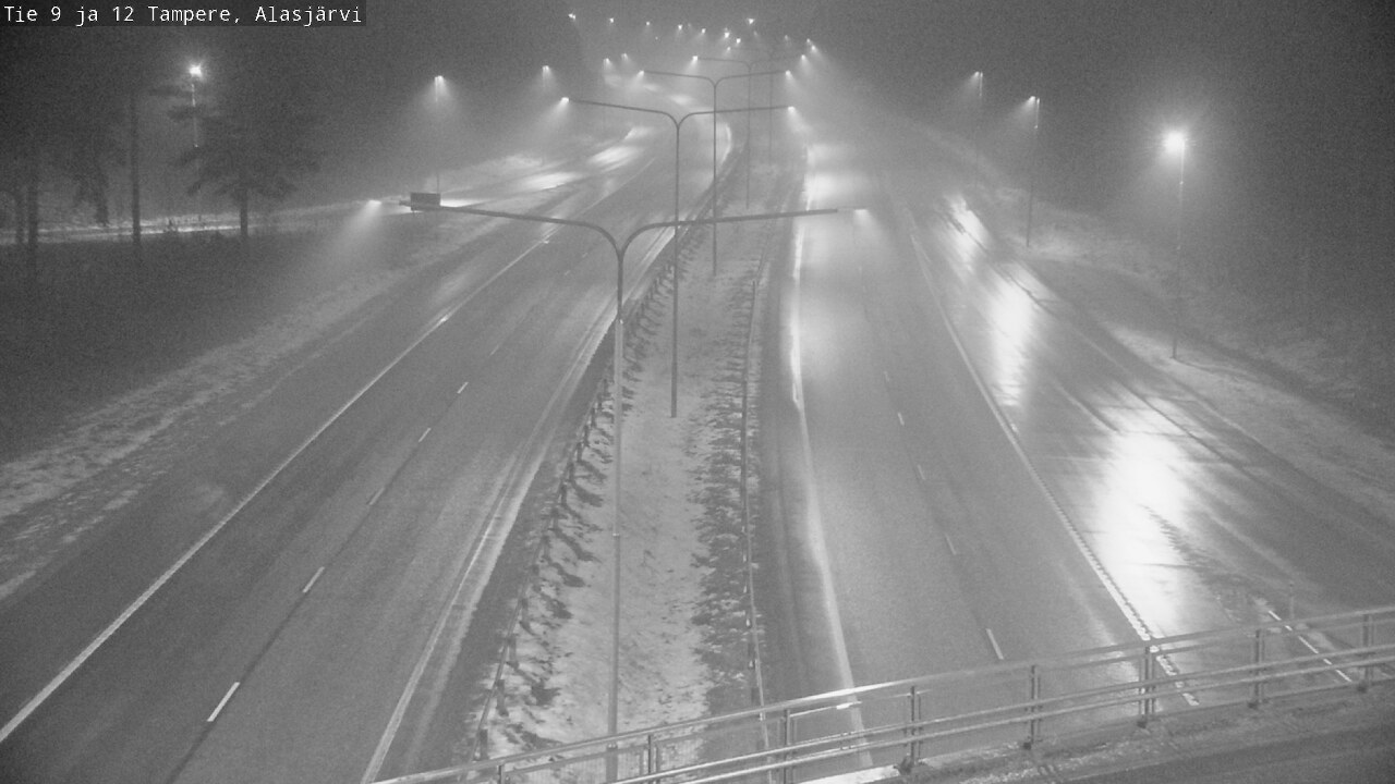 Weather Camera Image Väg 12 Tammerfors, Alasjärvi, Tampere, Pirkanmaa