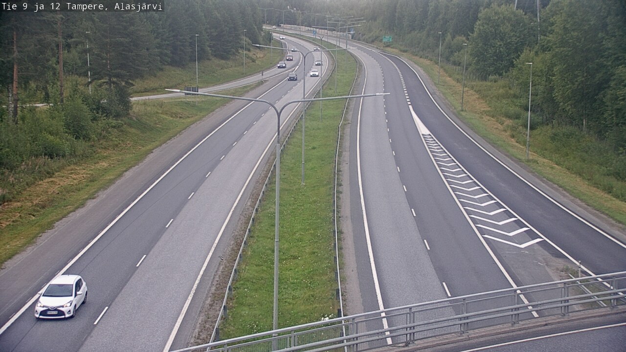 Weather Camera Image Road 12 Tampere, Alasjärvi, Tampere, Pirkanmaa