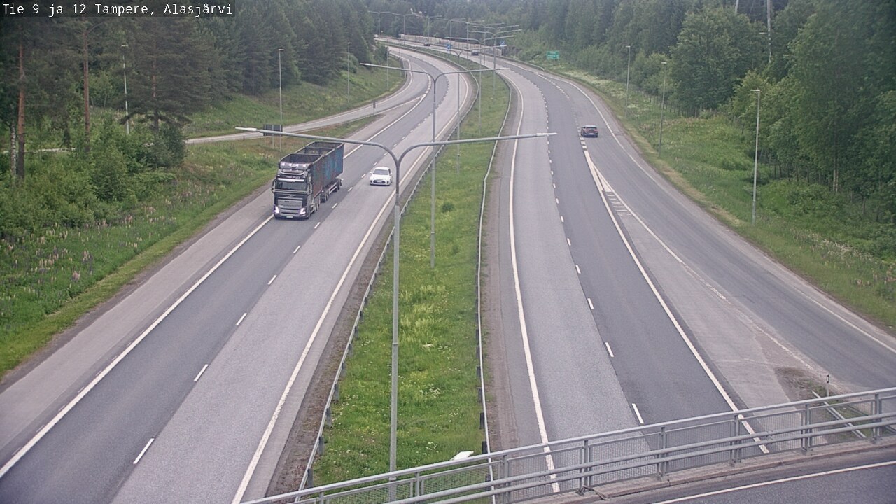 Weather Camera Image Väg 12 Tammerfors, Alasjärvi, Tampere, Pirkanmaa