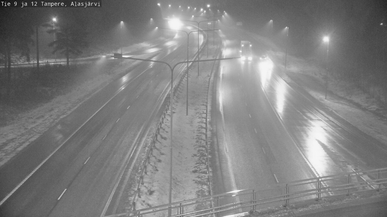 Weather Camera Image Väg 12 Tammerfors, Alasjärvi, Tampere, Pirkanmaa