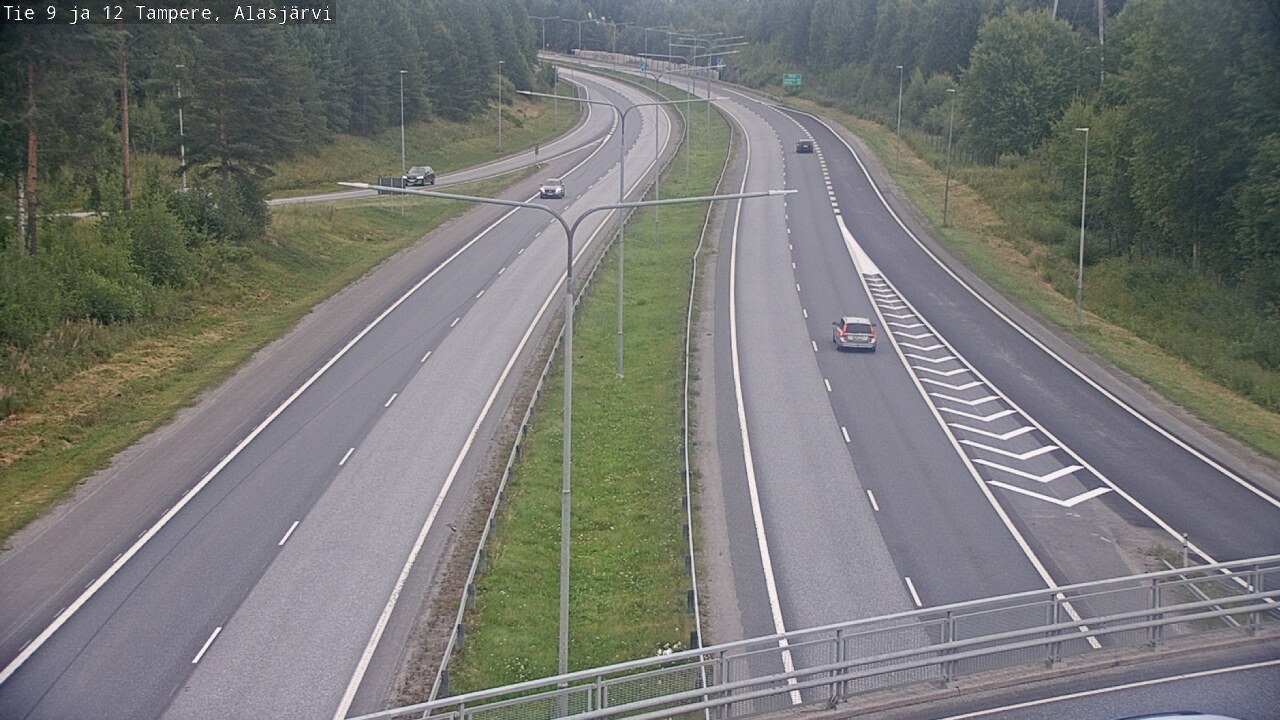 Weather Camera Image Road 12 Tampere, Alasjärvi, Tampere, Pirkanmaa