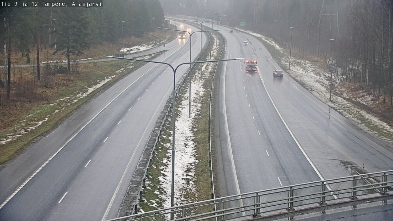 Weather Camera Image Road 12 Tampere, Alasjärvi, Tampere, Pirkanmaa