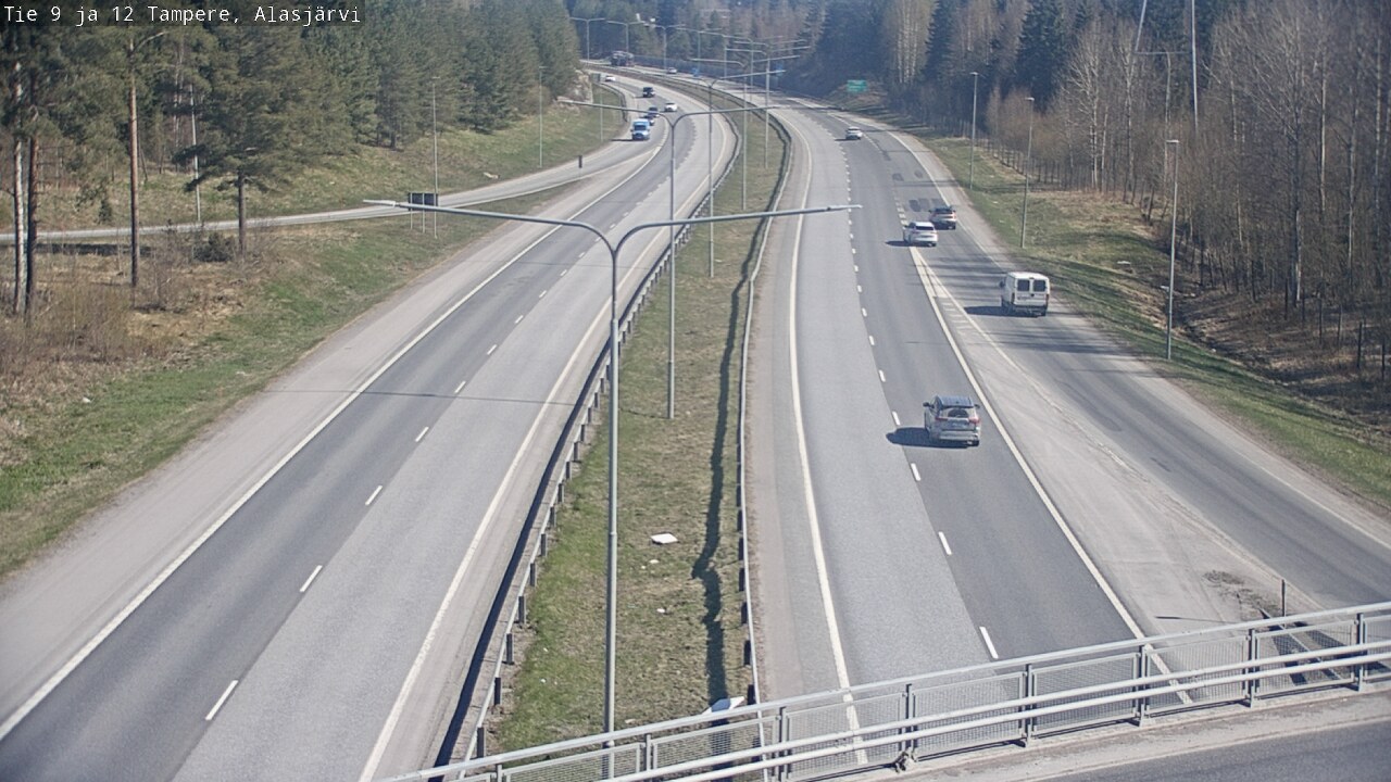 Kelikamerat Kuva Tie 12 Tampere, Alasjärvi, Tampere, Pirkanmaa