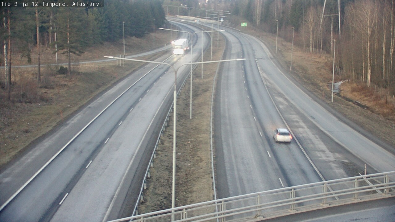 Weather Camera Image Road 12 Tampere, Alasjärvi, Tampere, Pirkanmaa