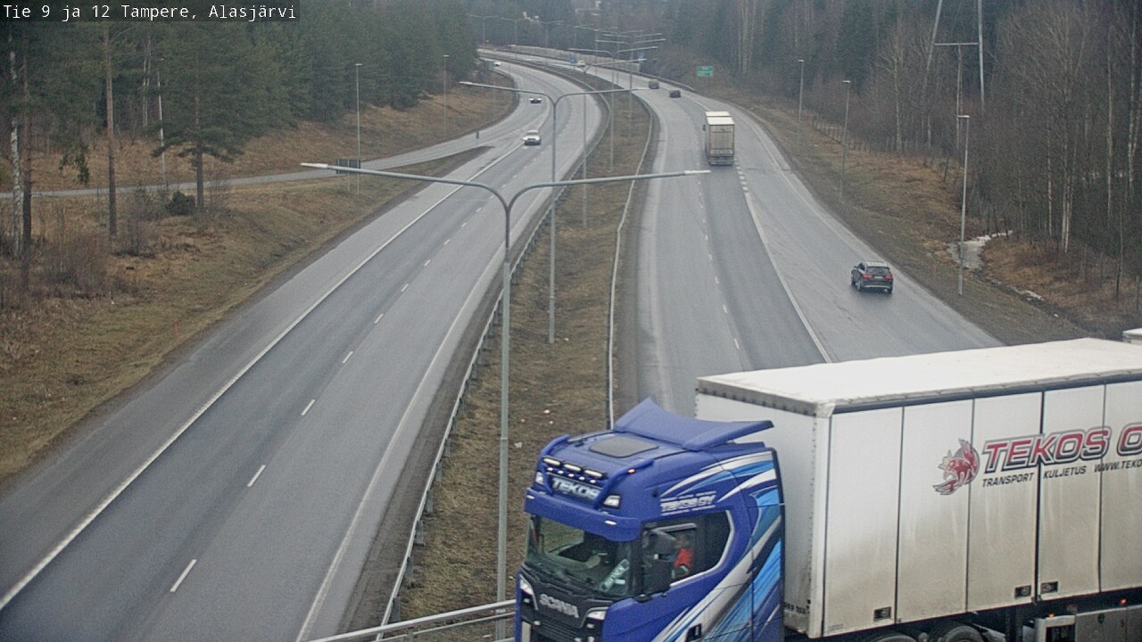 Kelikamerat Kuva Tie 12 Tampere, Alasjärvi, Tampere, Pirkanmaa