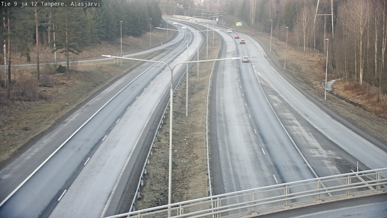 Weather Camera Image Road 12 Tampere, Alasjärvi, Tampere, Pirkanmaa