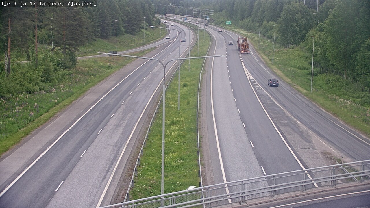 Weather Camera Image Väg 12 Tammerfors, Alasjärvi, Tampere, Pirkanmaa