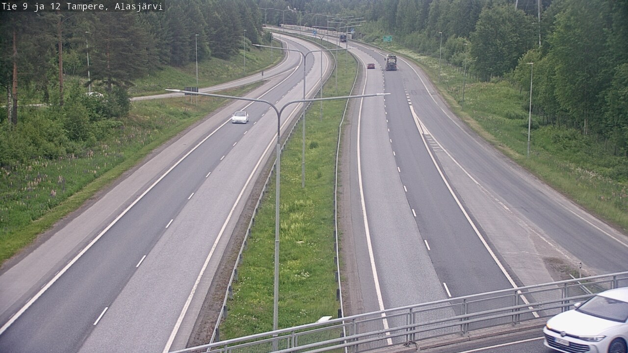 Weather Camera Image Väg 12 Tammerfors, Alasjärvi, Tampere, Pirkanmaa
