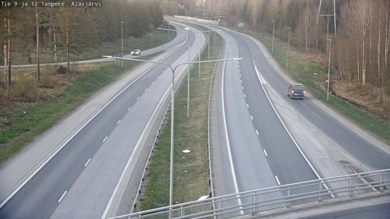 Weather Camera Image Väg 12 Tammerfors, Alasjärvi, Tampere, Pirkanmaa