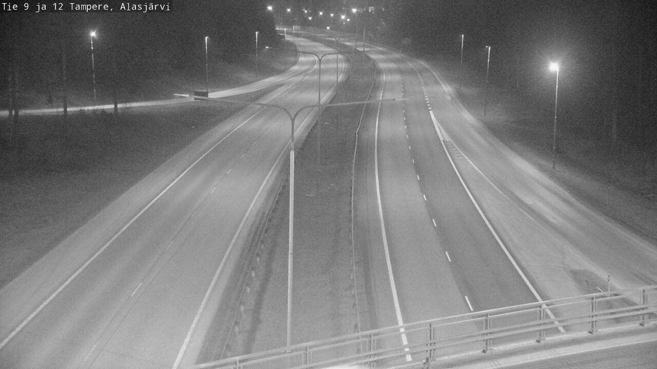 Weather Camera Image Väg 12 Tammerfors, Alasjärvi, Tampere, Pirkanmaa
