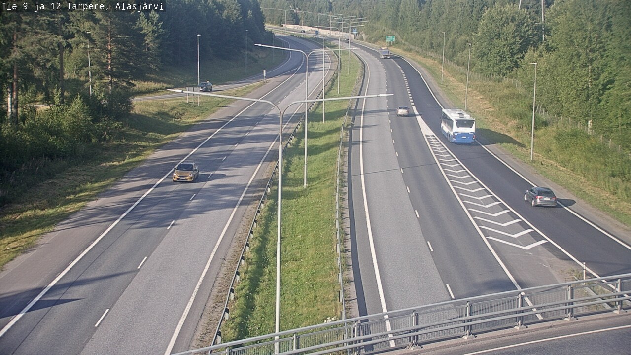 Kelikamerat Kuva Tie 12 Tampere, Alasjärvi, Tampere, Pirkanmaa