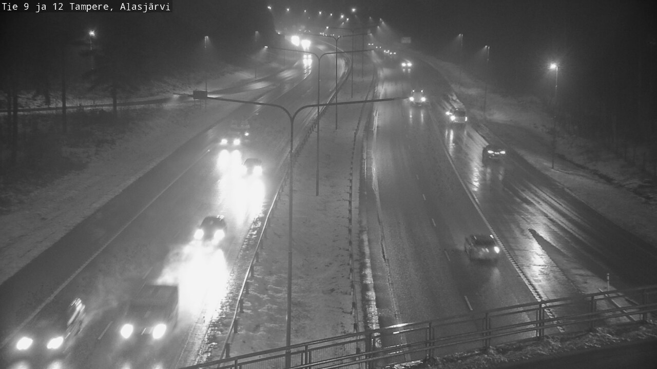 Weather Camera Image Väg 12 Tammerfors, Alasjärvi, Tampere, Pirkanmaa