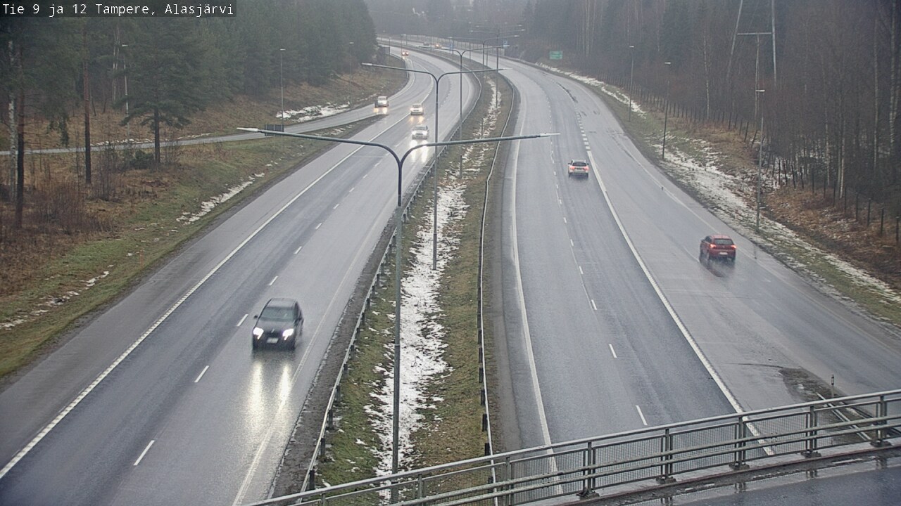 Weather Camera Image Road 12 Tampere, Alasjärvi, Tampere, Pirkanmaa