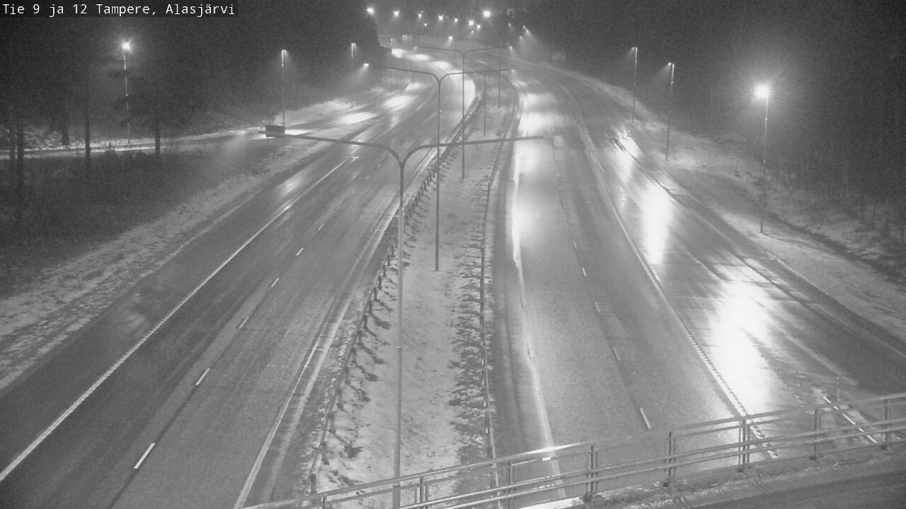 Weather Camera Image Väg 12 Tammerfors, Alasjärvi, Tampere, Pirkanmaa